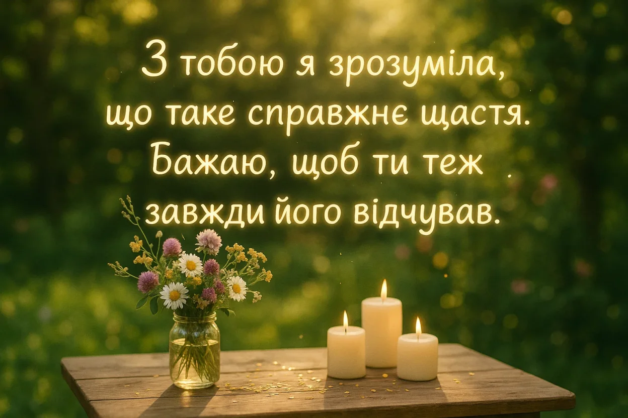 Зворушливі привітання з днем народження хлопцеві