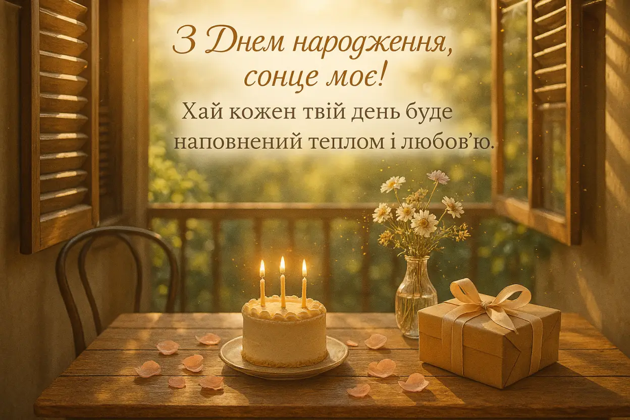 Зворушливі привітання з днем народження хлопцеві