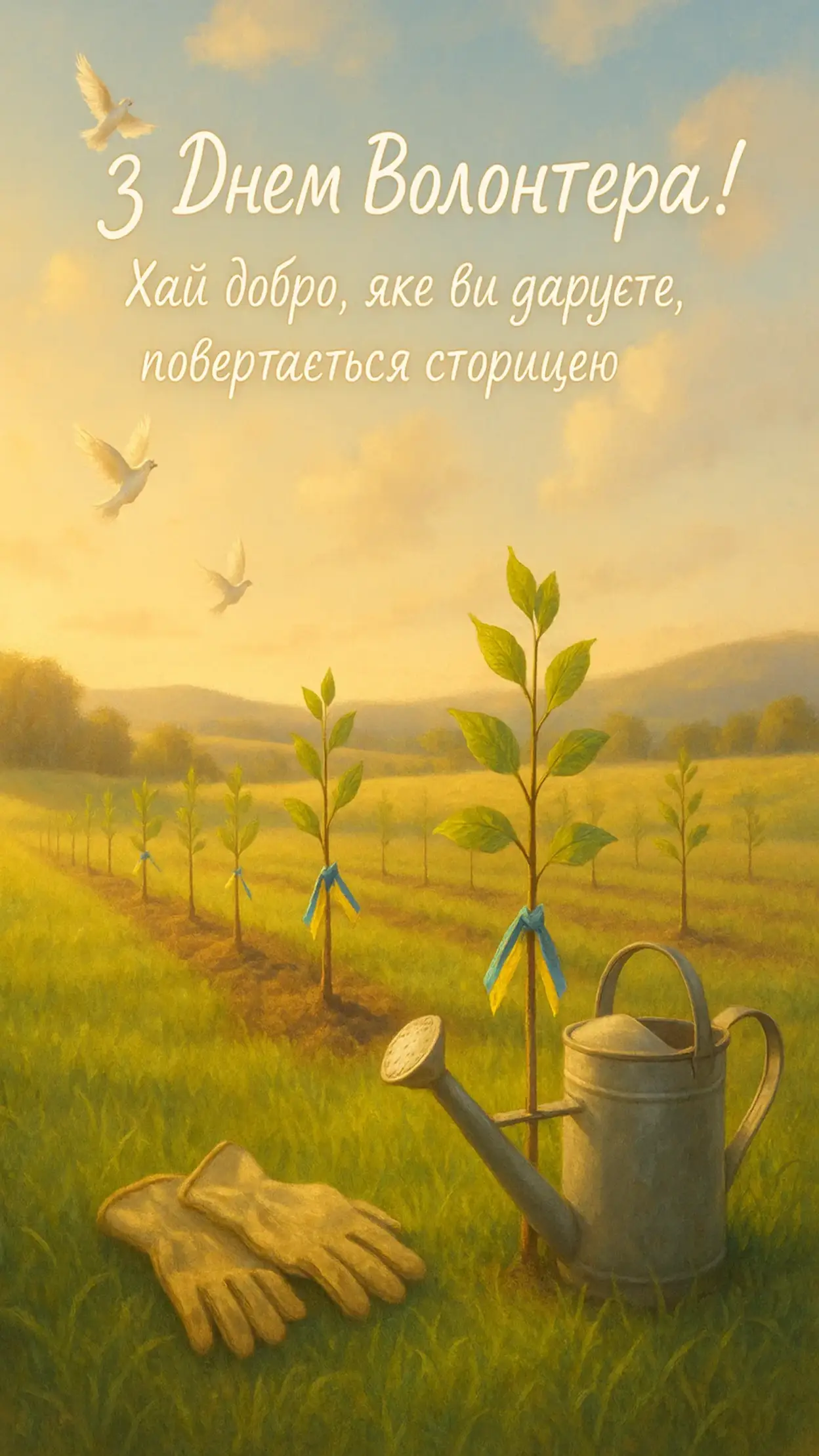 Привітання з днем волонтера