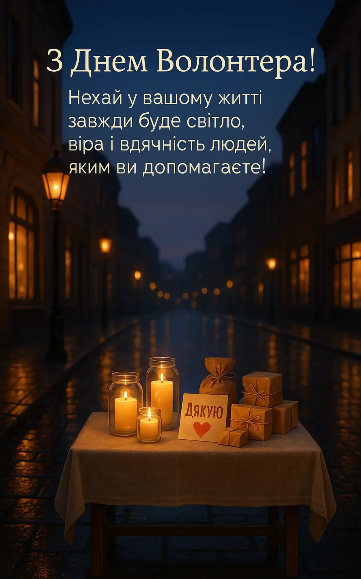 Привітання з днем волонтера