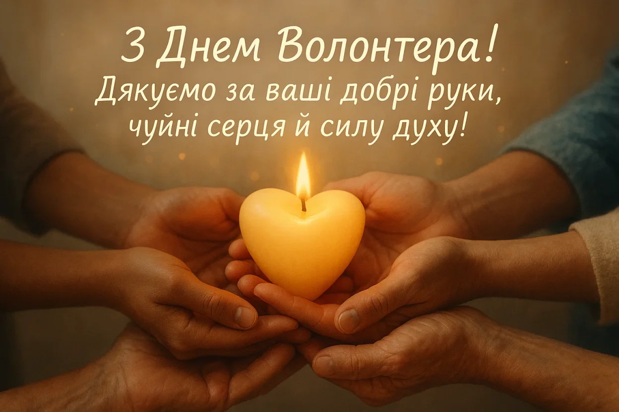 Привітання з днем волонтера