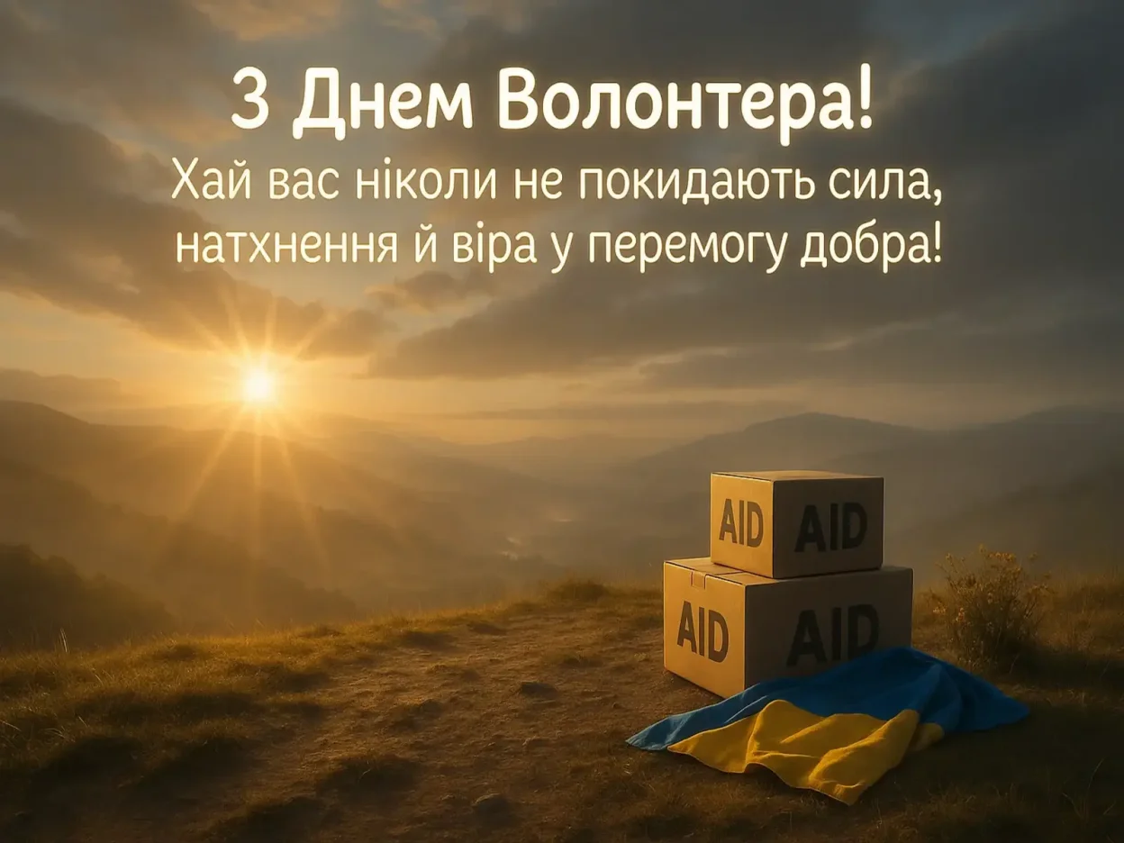 Привітання з днем волонтера