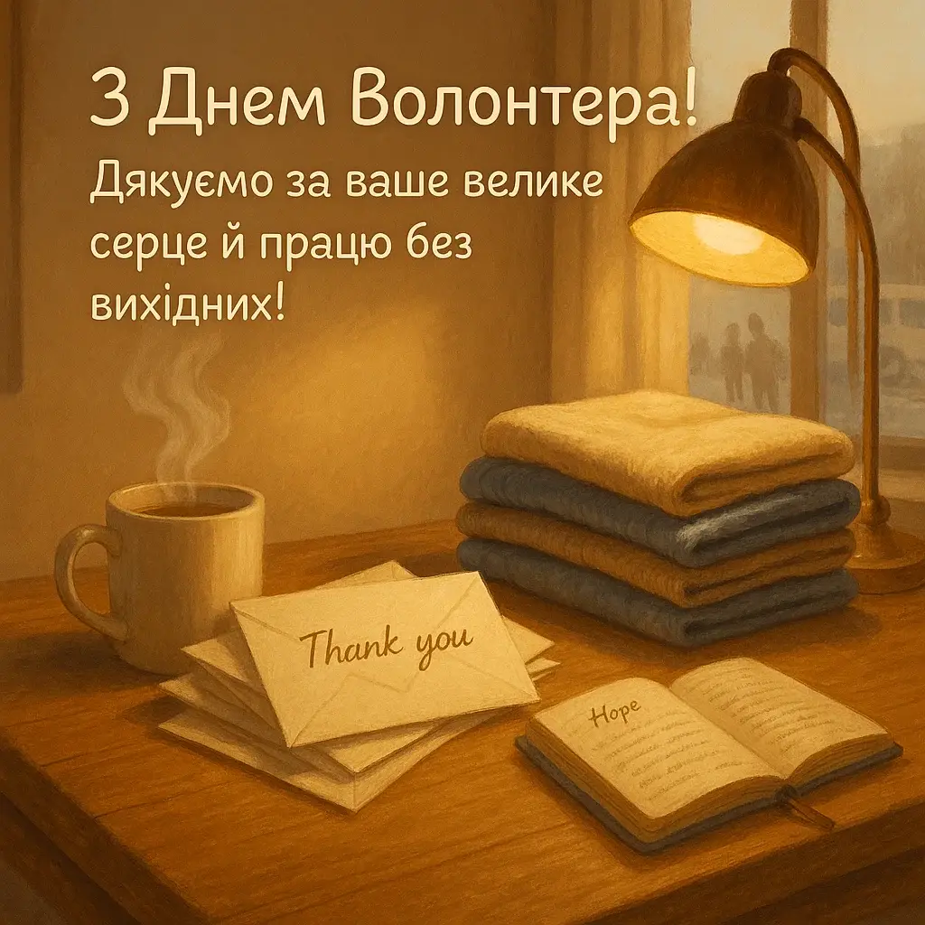 Привітання з днем волонтера