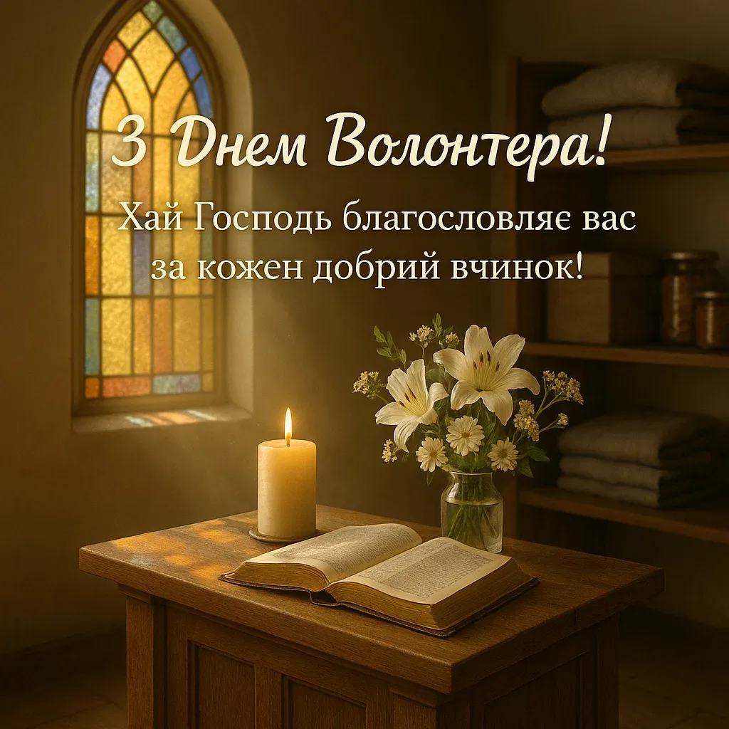 Привітання з днем волонтера