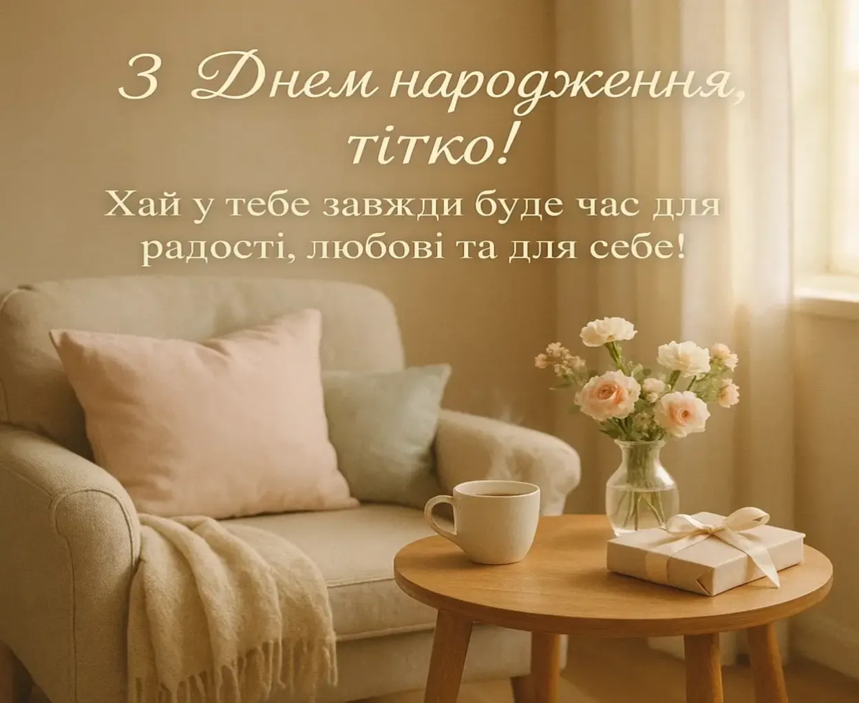 Привітання для тітки з днем народження