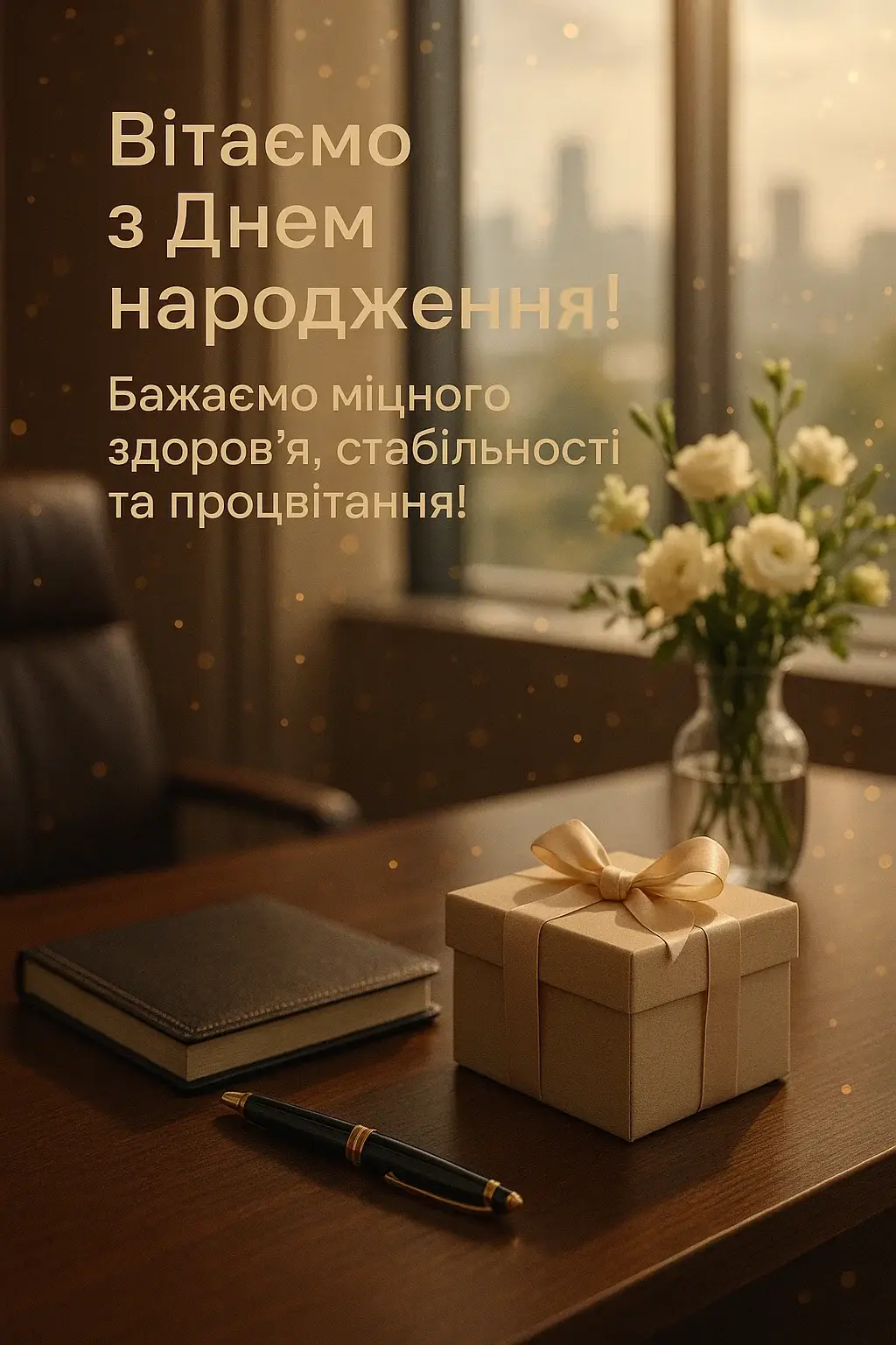 Привітання з днем народження шефа