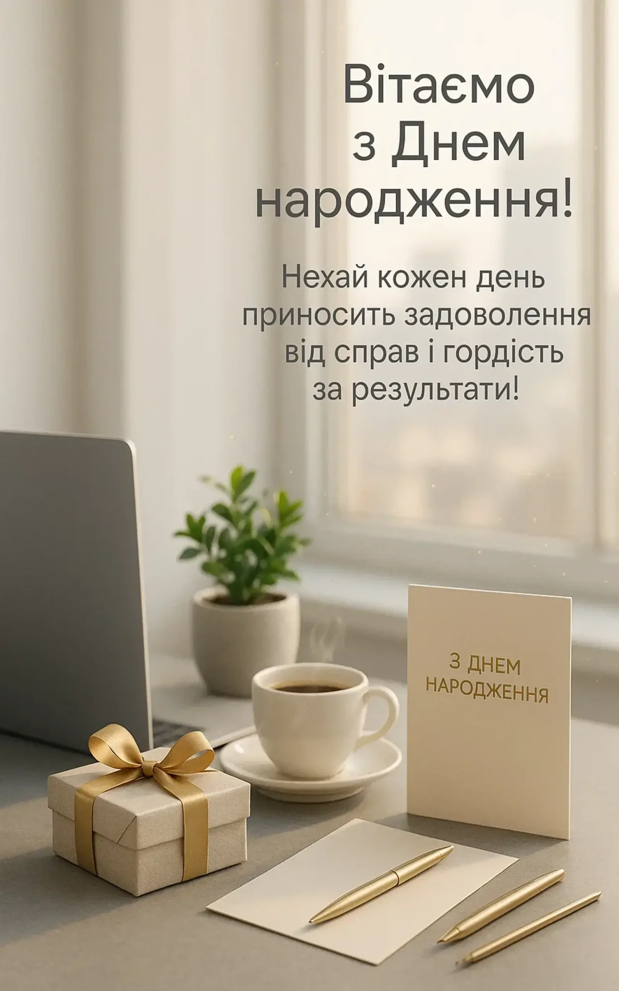 Привітання з днем народження шефа