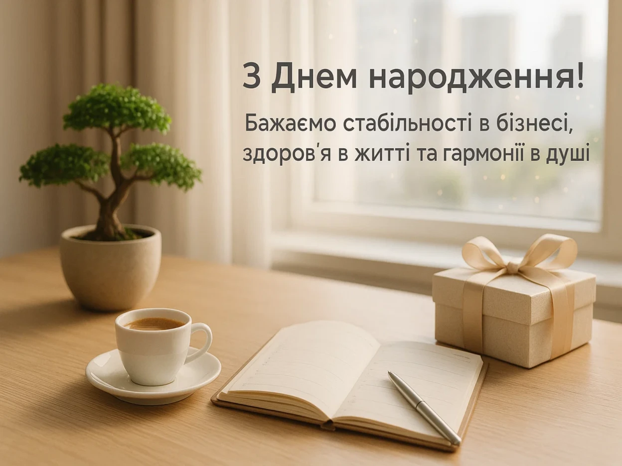 Привітання з днем народження шефа