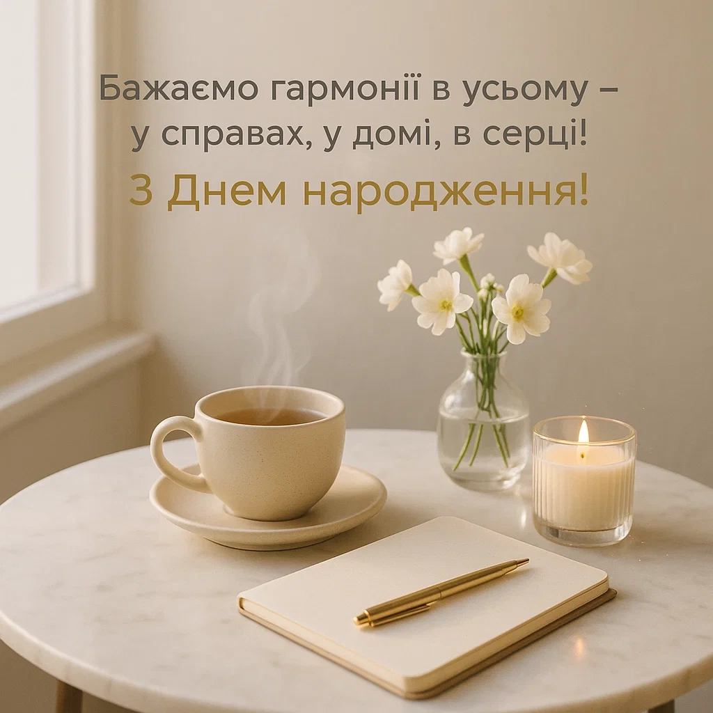 Привітання з днем народження шефа