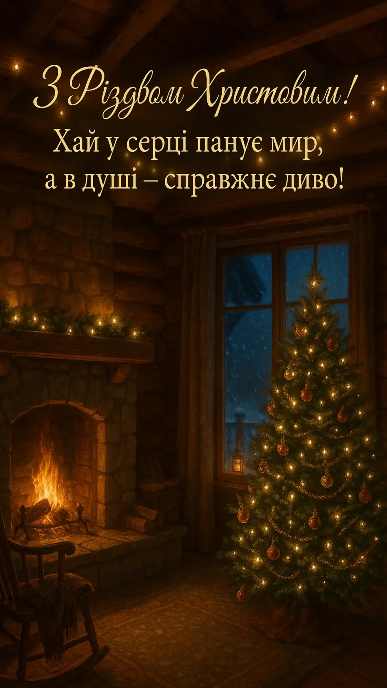 Привітання з різдвом 2025