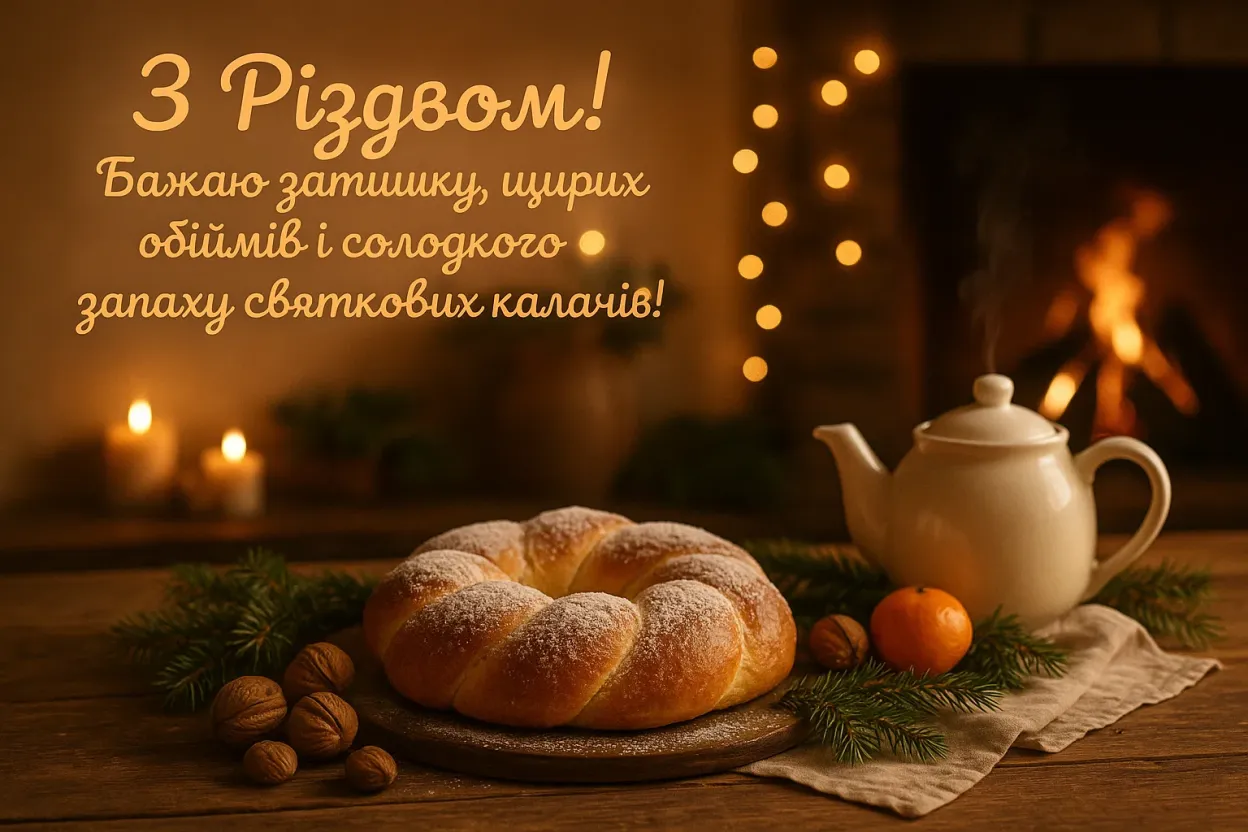 Привітання з різдвом 2025