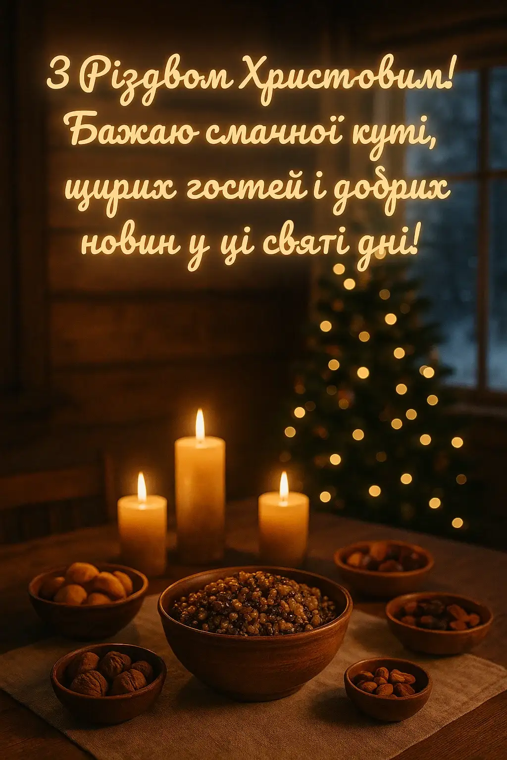 Привітання з різдвом 2025