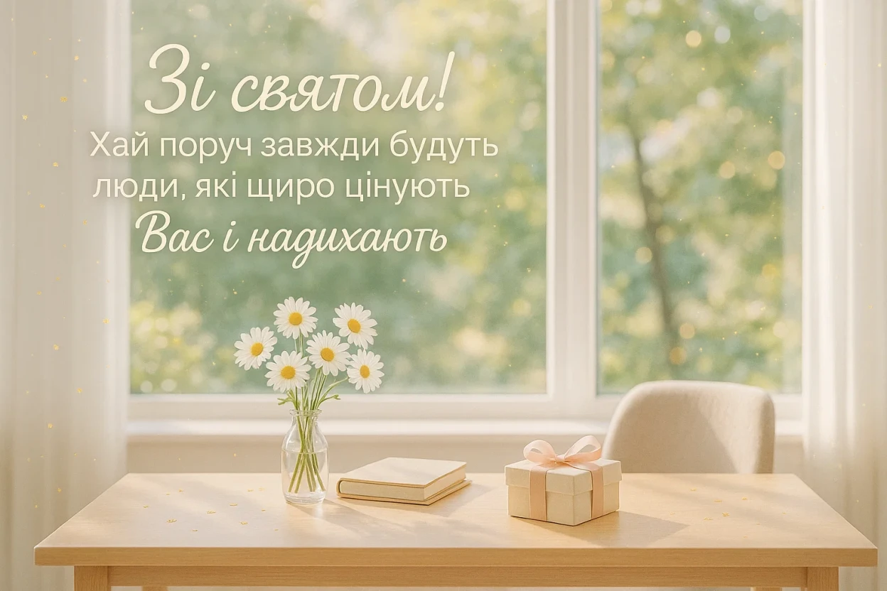 Привітання з днем народження начальниці