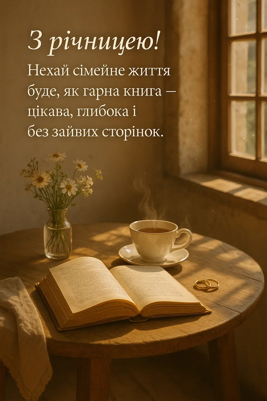 Привітання з 2 роками весілля