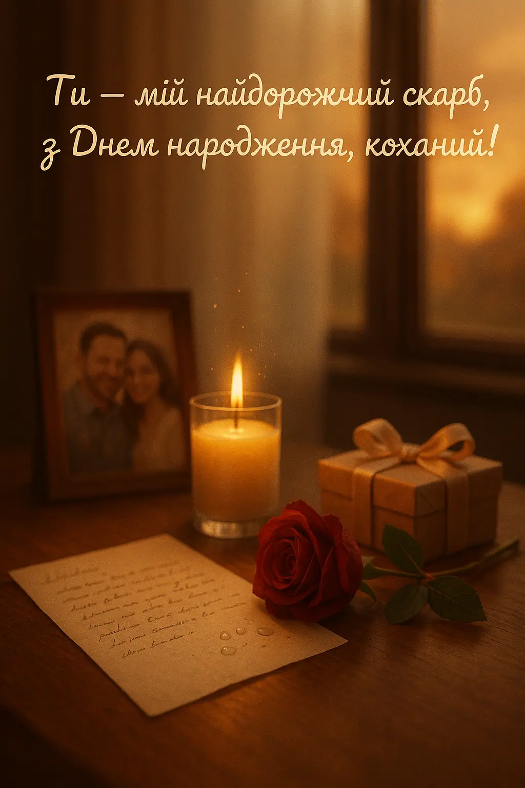 Привітання з днем народження коханому чоловіку від дружини до сліз