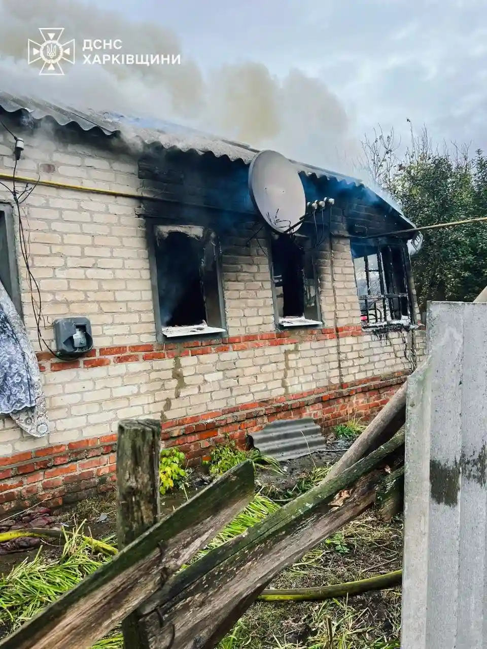 На Харківщині під час пожежі загинула жінка