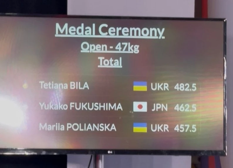 Харків’янка Тетяна Біла стала чемпіонкою світу з паверліфтингу та оновила рекорд Європи