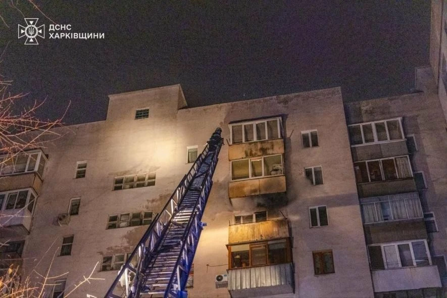 У Харкові під час пожежі загинув чоловік, причини загоряння ще з’ясовують