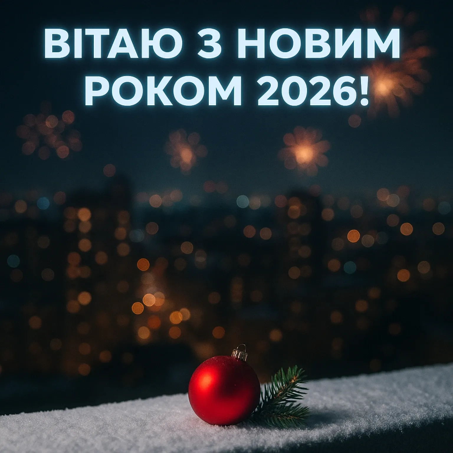 Привітання з новим роком 2026