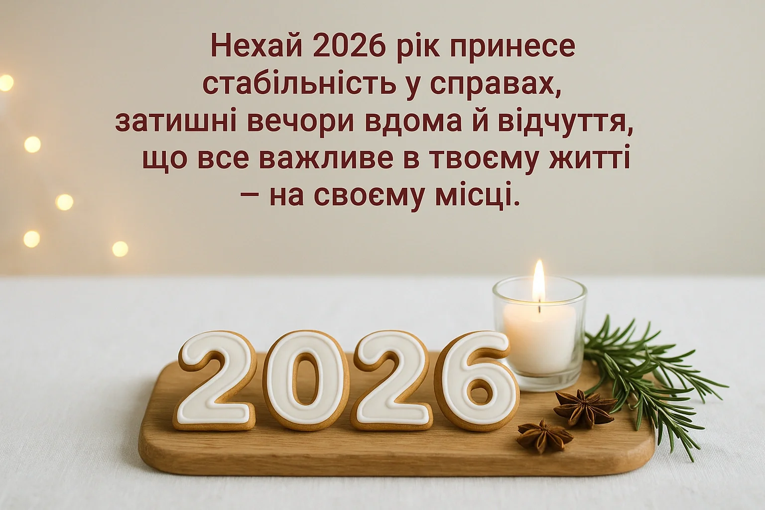 Привітання з новим роком 2026