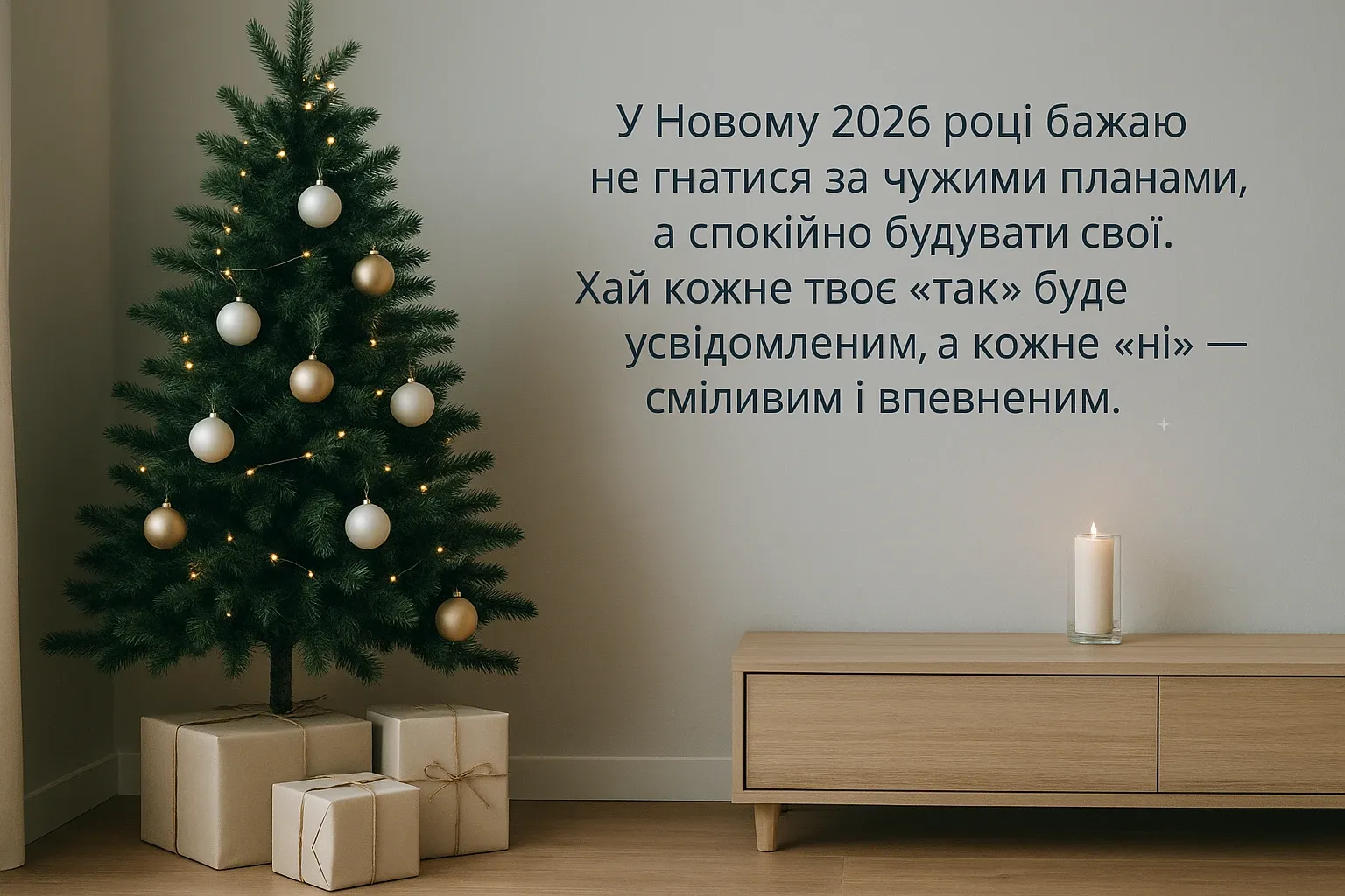 Привітання з новим роком 2026