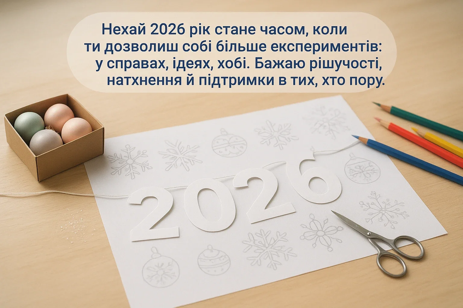 Привітання з новим роком 2026