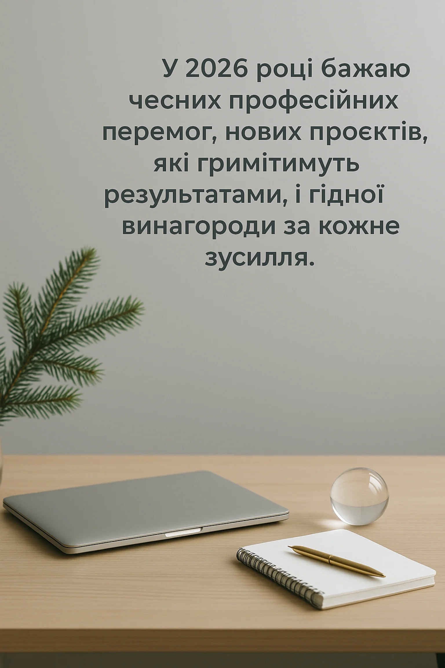 Привітання з новим роком 2026
