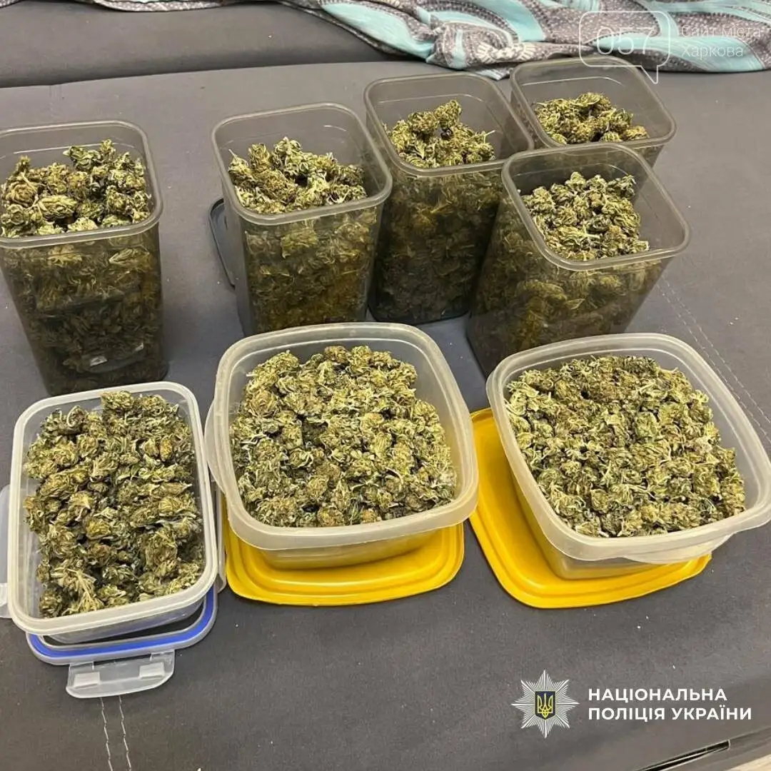 Під Харковом накрили нарколабораторію: вилучили понад 10,5 кг канабісу на 2,6 млн грн