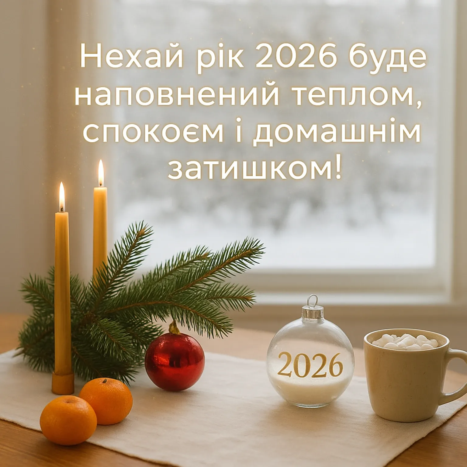 Привітання з прийдешнім новим роком 2026 Привітання з прийдешнім новим роком 2026