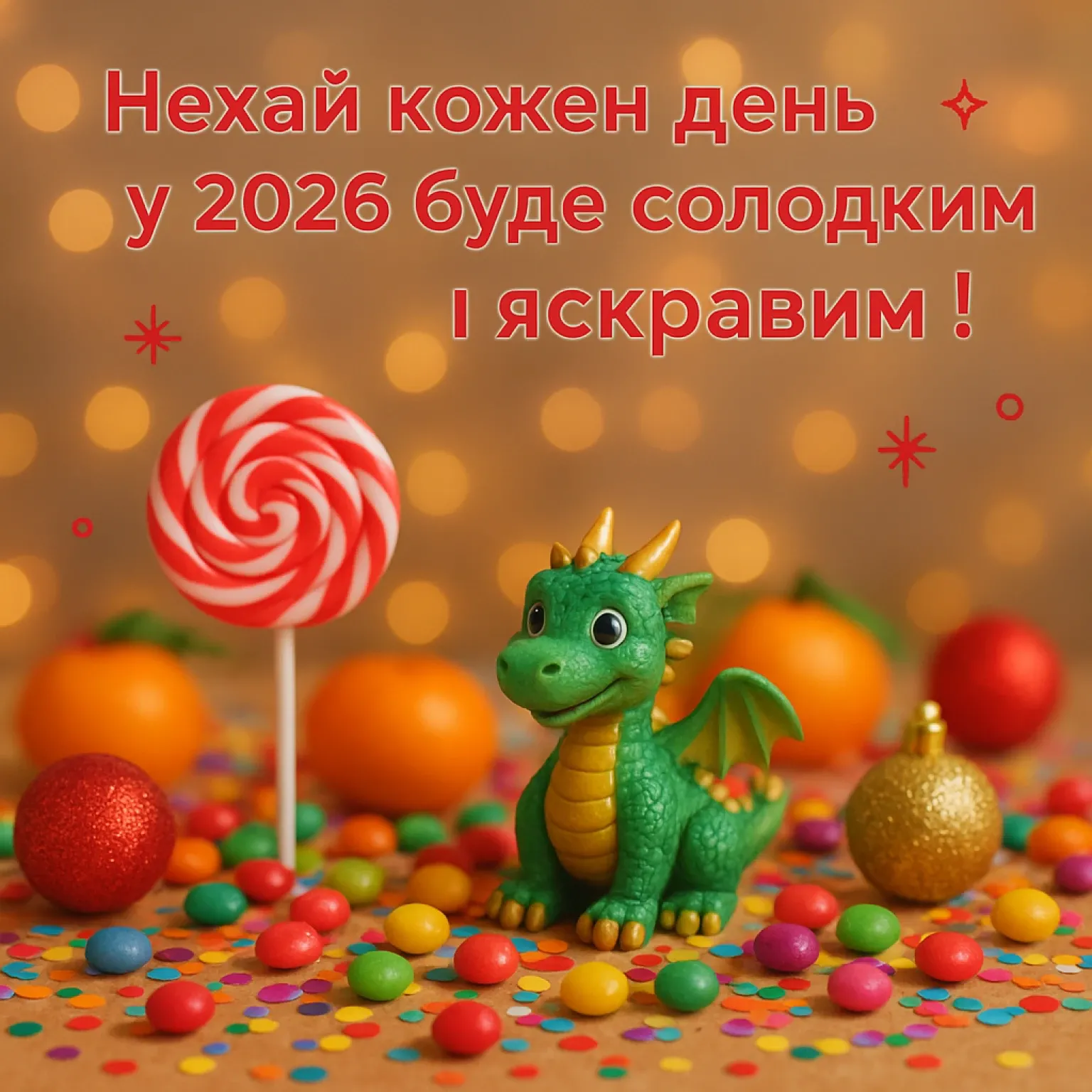 Привітання з прийдешнім новим роком 2026 Привітання з прийдешнім новим роком 2026