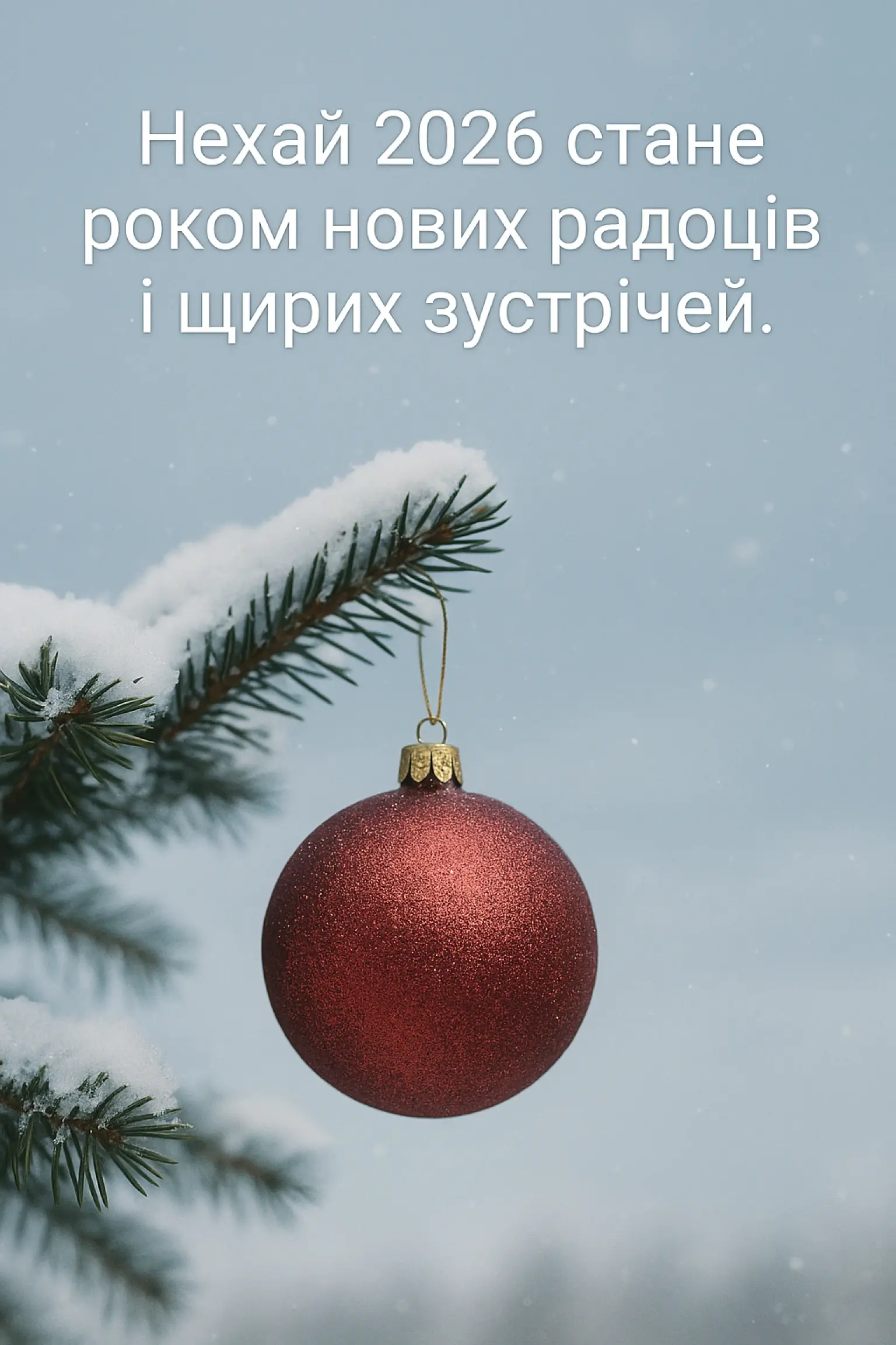Привітання з прийдешнім новим роком 2026 Привітання з прийдешнім новим роком 2026