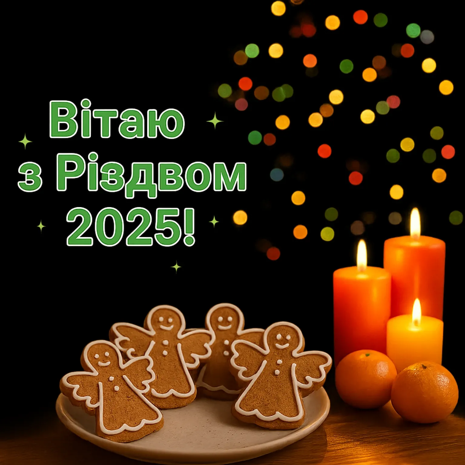 Привітання з різдвом 2025