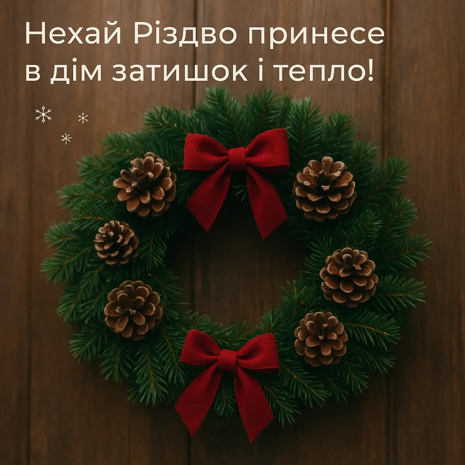 Привітання з різдвом 2025