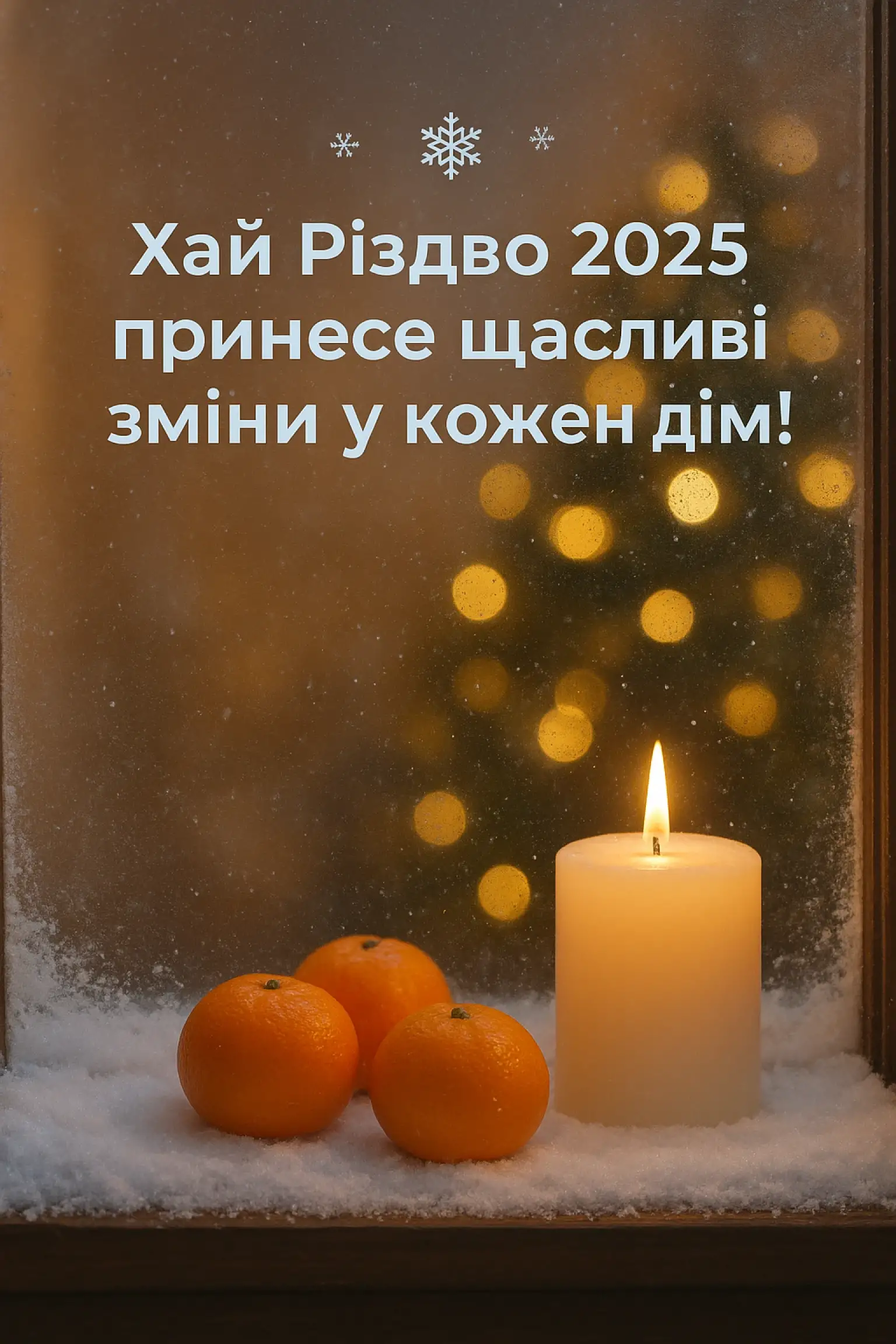 Привітання з різдвом 2025