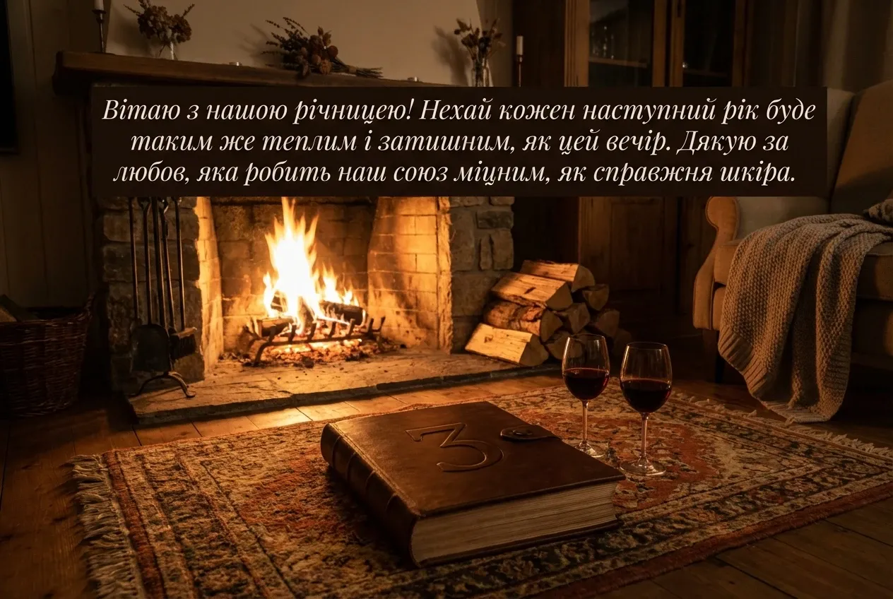 3 роки шкіряне весілля