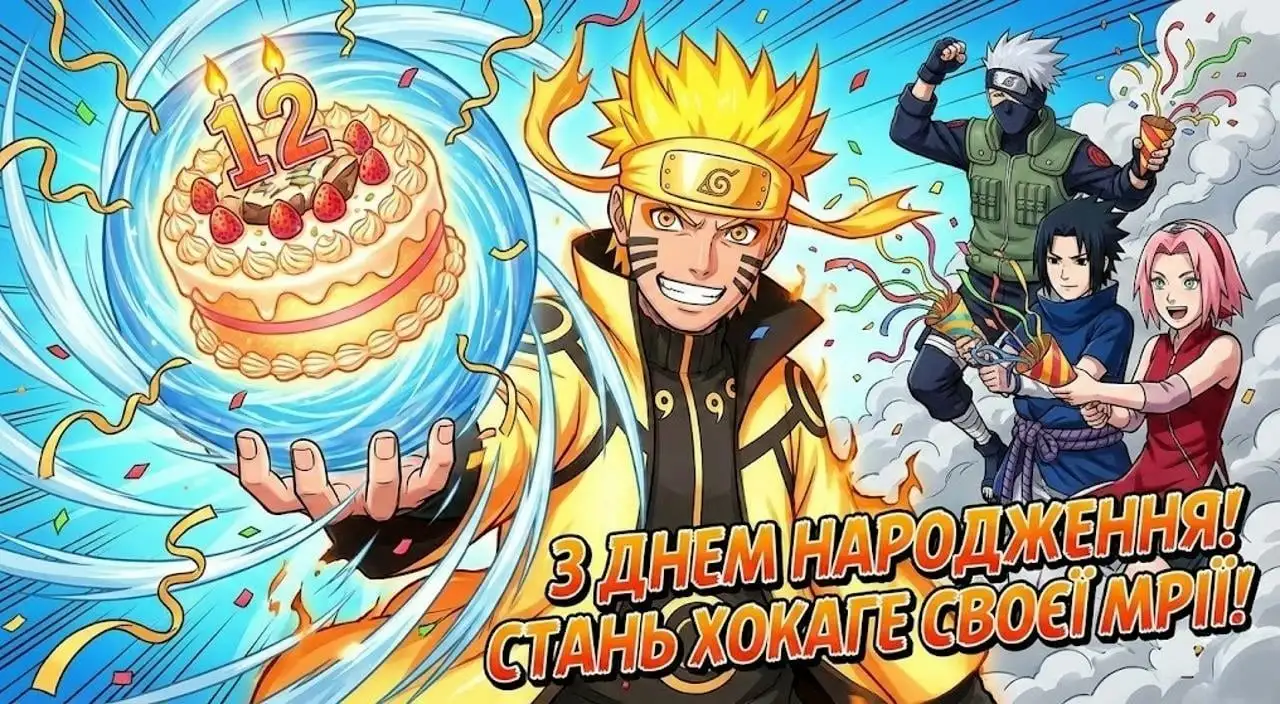 Картинки з днем народження хлопчику на 12 років