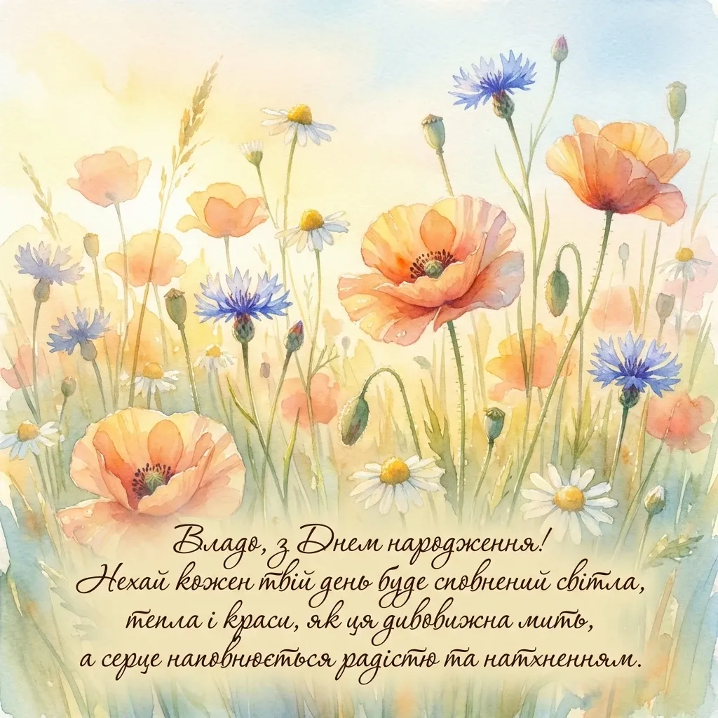 привітання Владі (жінці) з днем народження