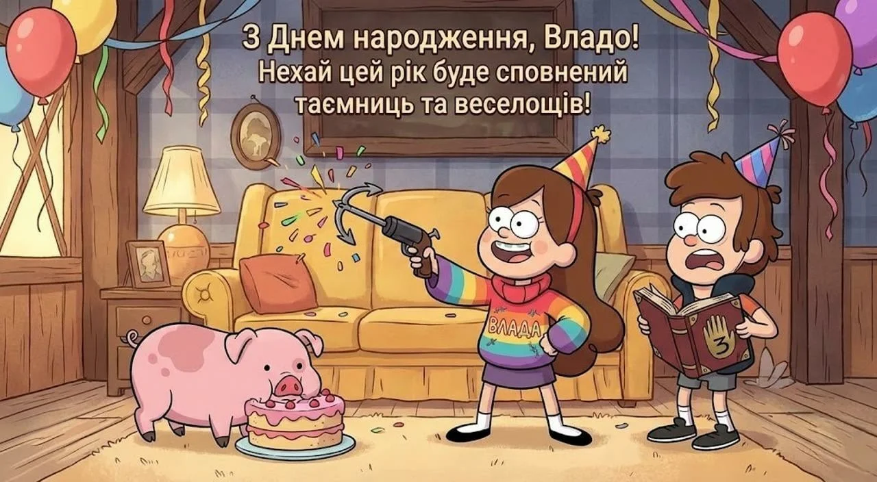 Привітання з днем народження для жінки Влади