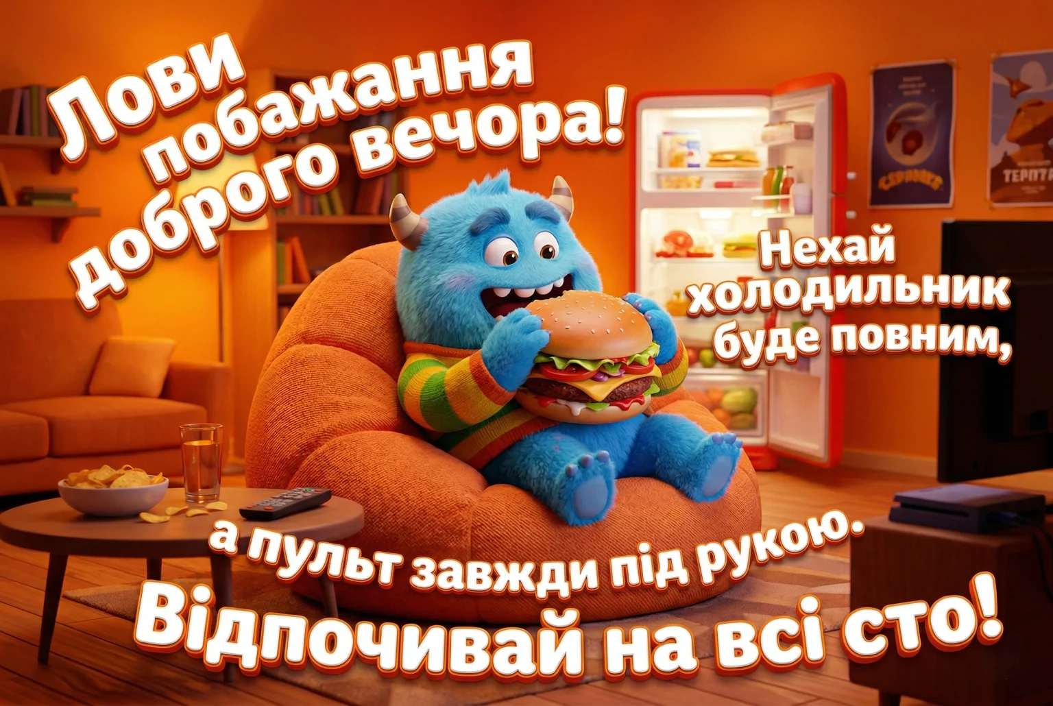 Побажати доброго вечора: найтепліші листівки та душевні картинки для затишного відпочинку