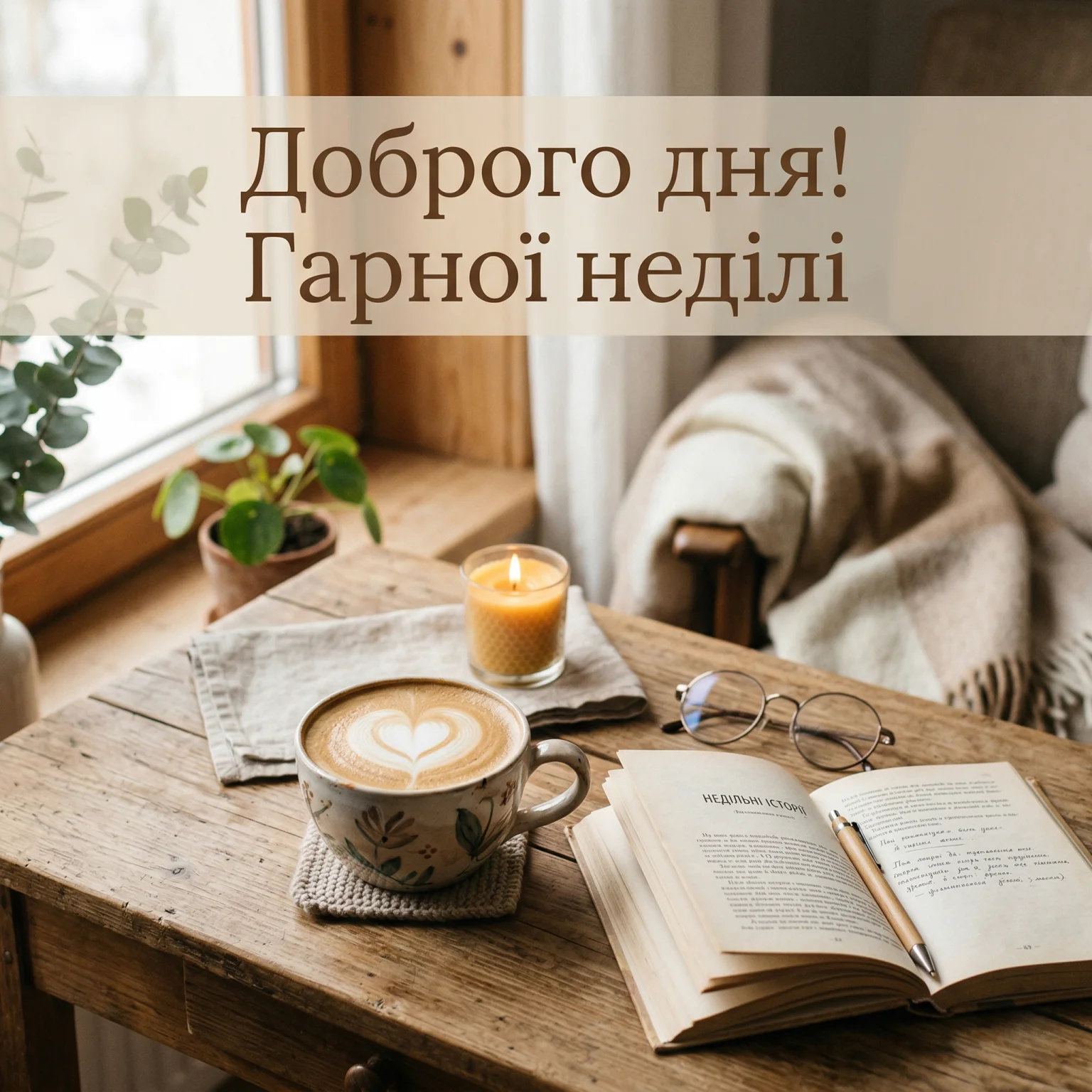 Доброго дня, гарної неділі: душевні вітання та найкращі картинки для відпочинку