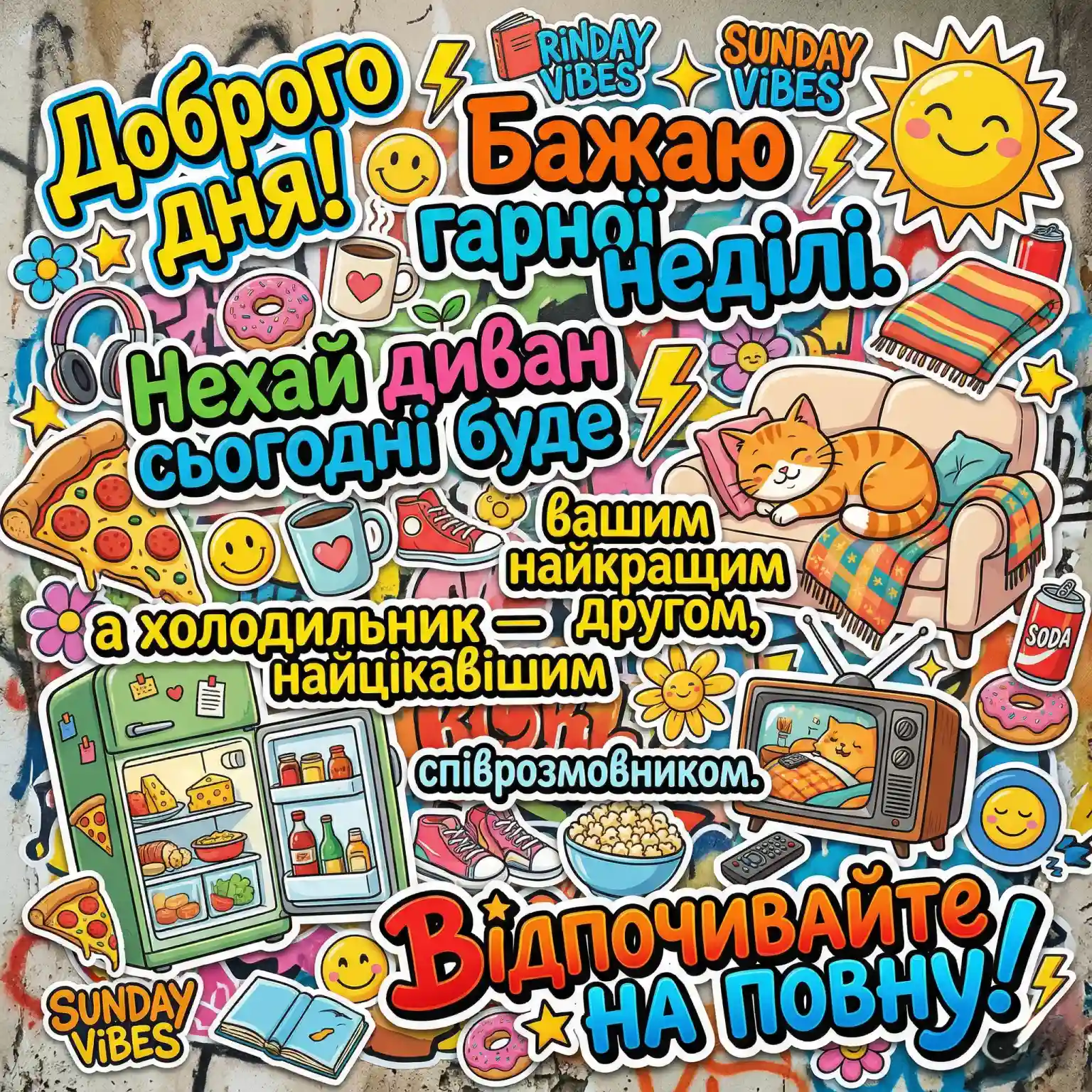 Доброго дня, гарної неділі: душевні вітання та найкращі картинки для відпочинку