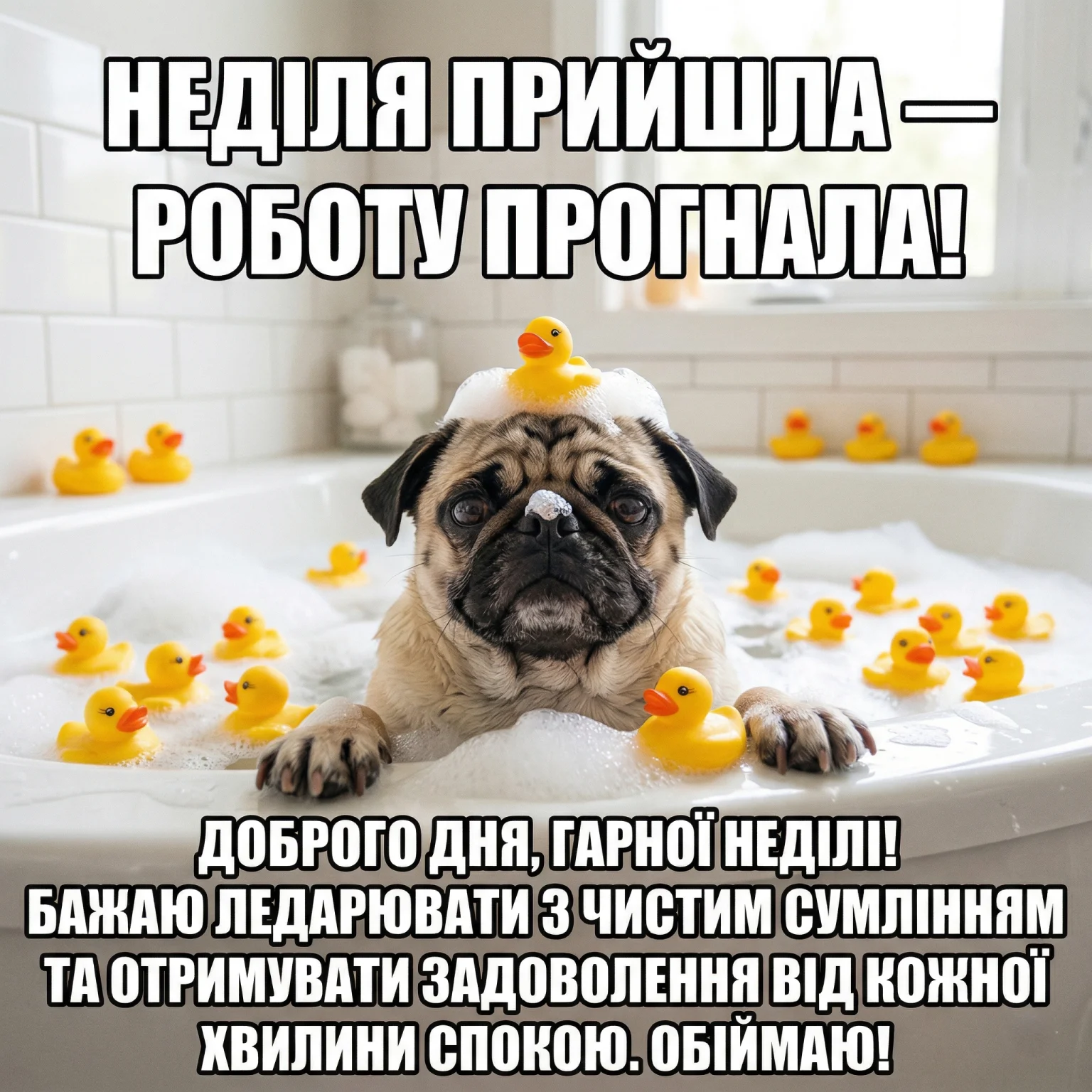 Доброго дня, гарної неділі: душевні вітання та найкращі картинки для відпочинку