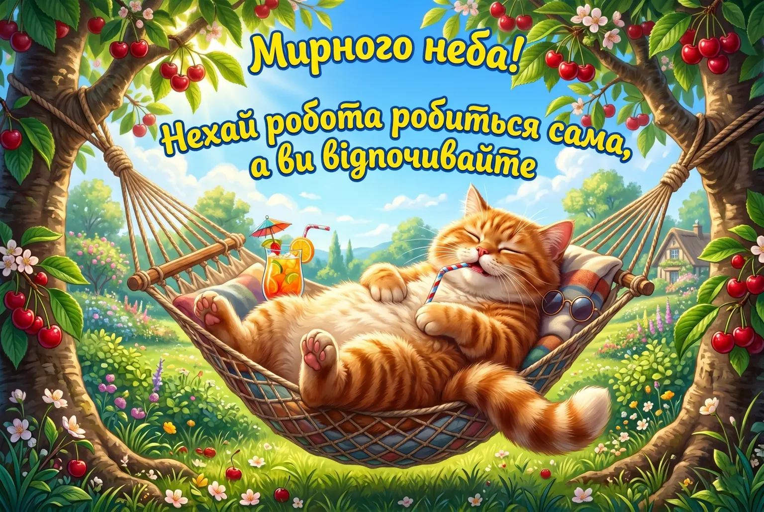 Доброго дня і мирного неба: картинки з найтеплішими побажаннями