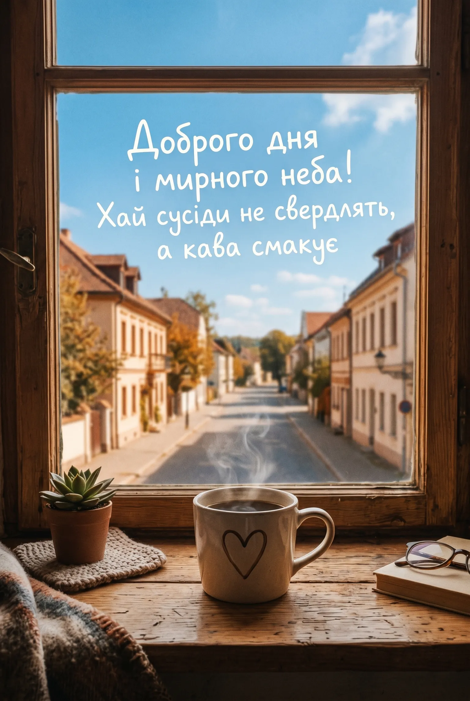 Доброго дня і мирного неба: картинки з найтеплішими побажаннями