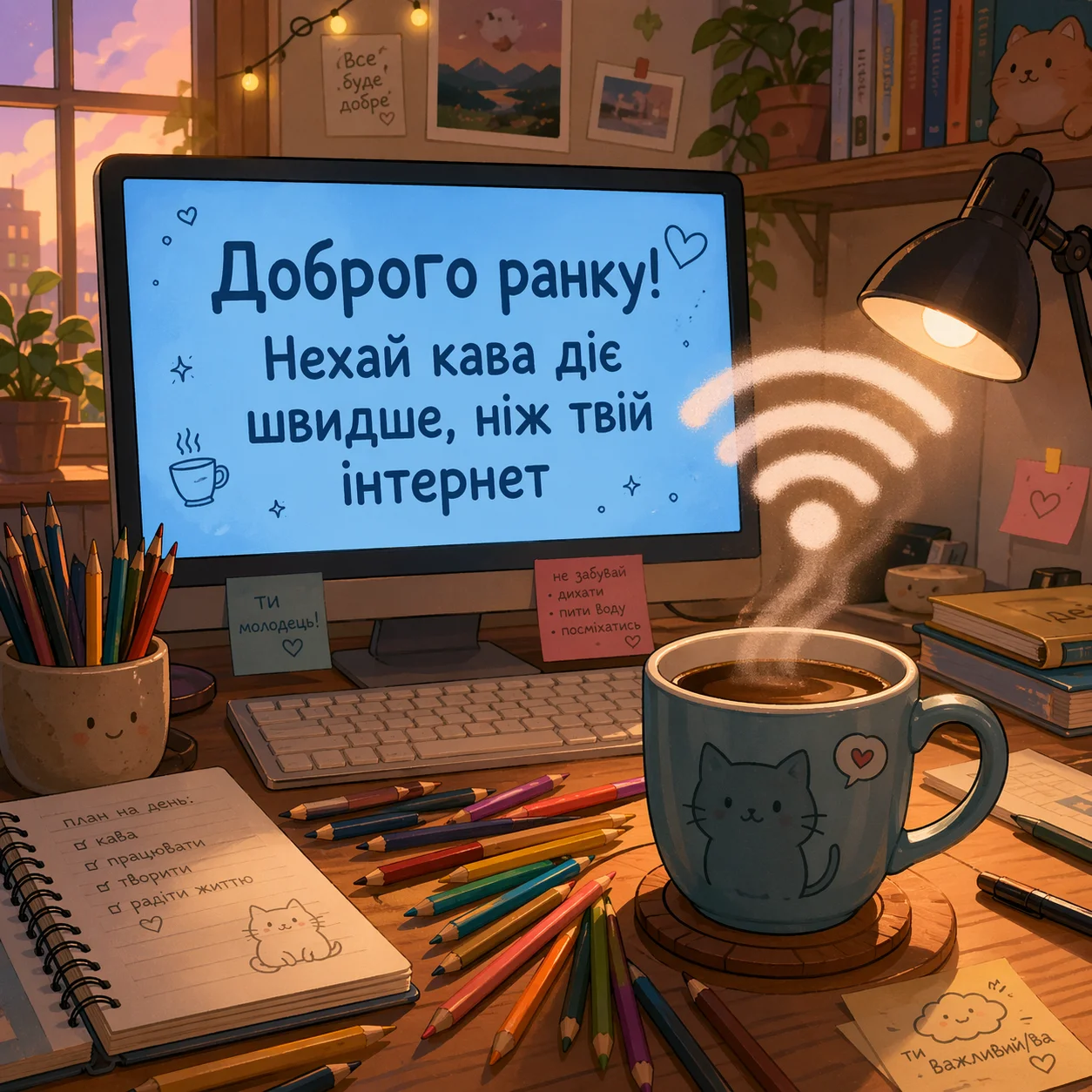 Доброго ранку: душевні привітання та красиві картинки для гарного настрою
