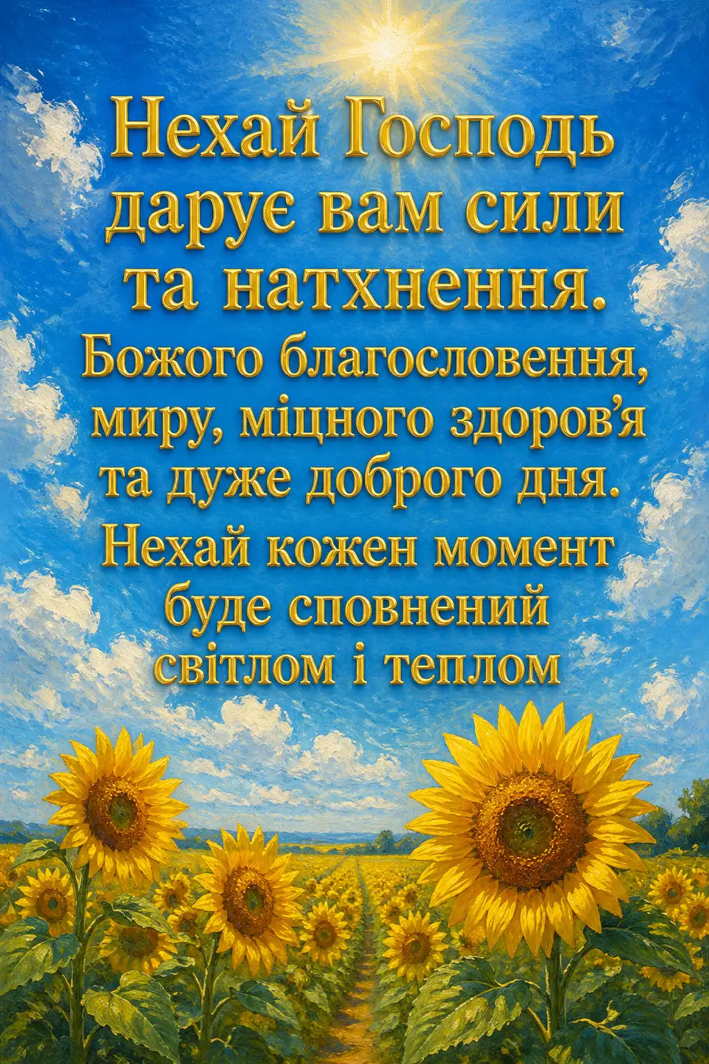 Доброго дня, Божого благословення: душевні картинки та щирі побажання