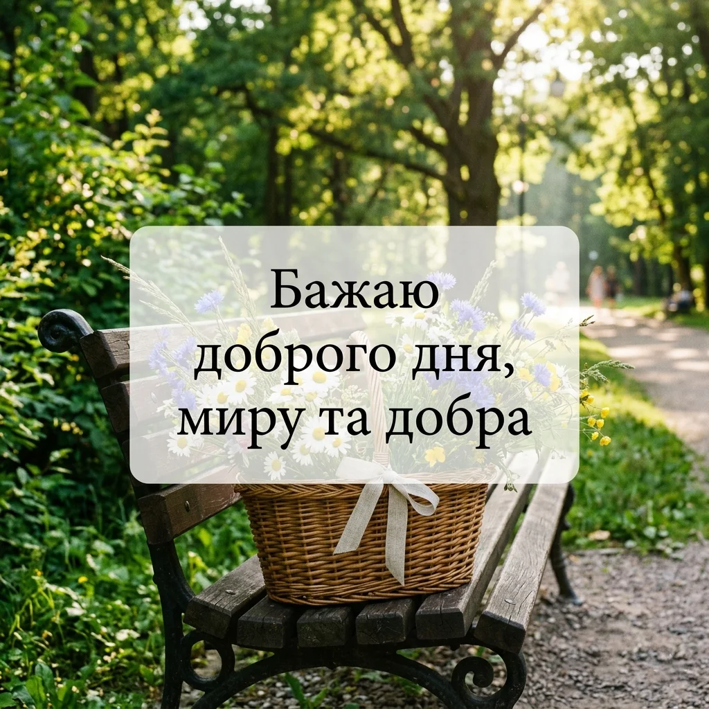 Найкращі побажання доброго дня: душевні картинки та листівки для гарного настрою