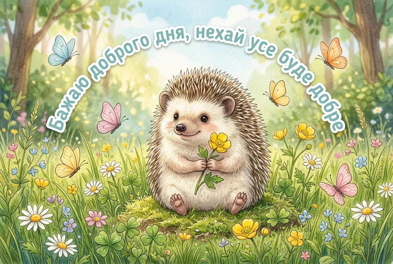 Найкращі побажання доброго дня: душевні картинки та листівки для гарного настрою