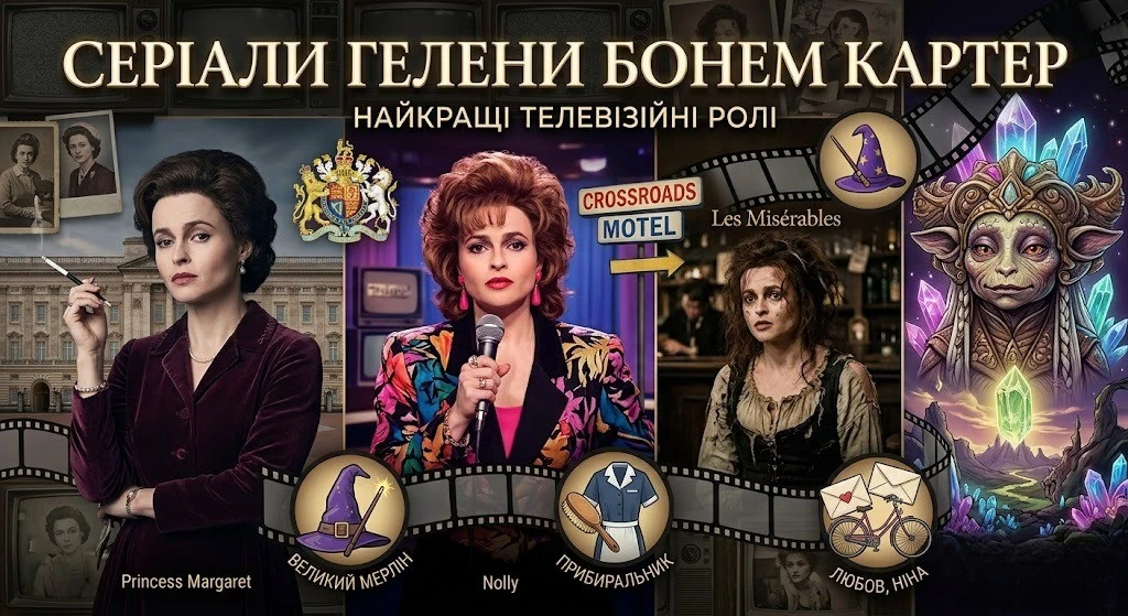 Серіали Гелени Бонем Картер: принцеса Маргарет і лондонська няня в одній кар’єрі
