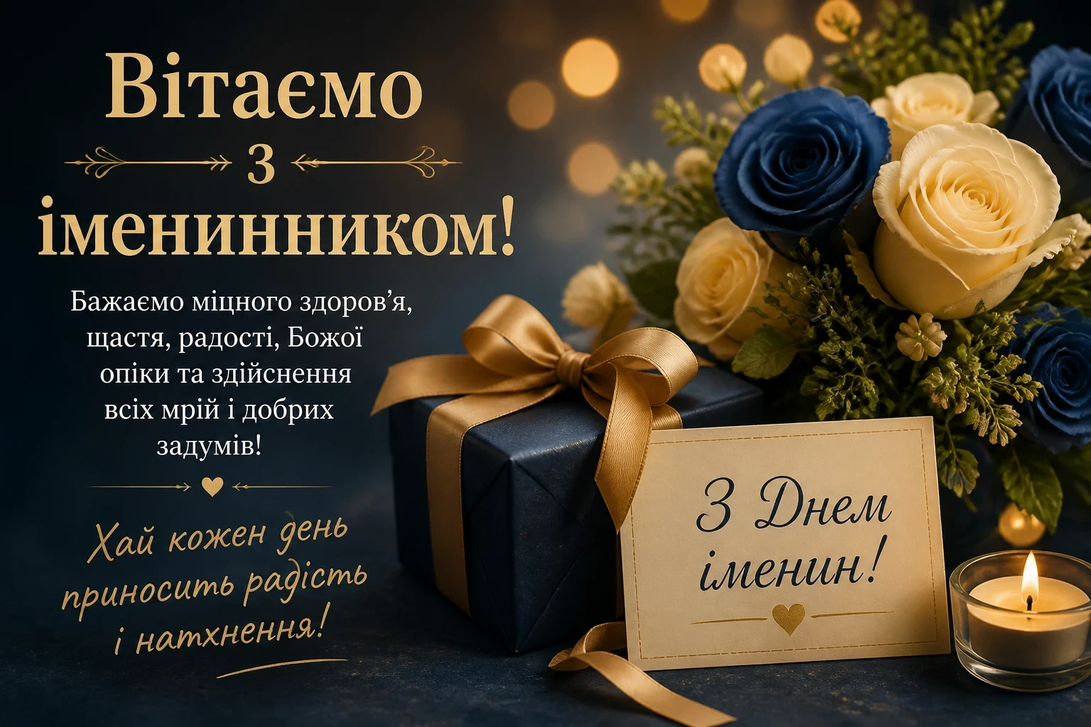 Привітання з іменинником